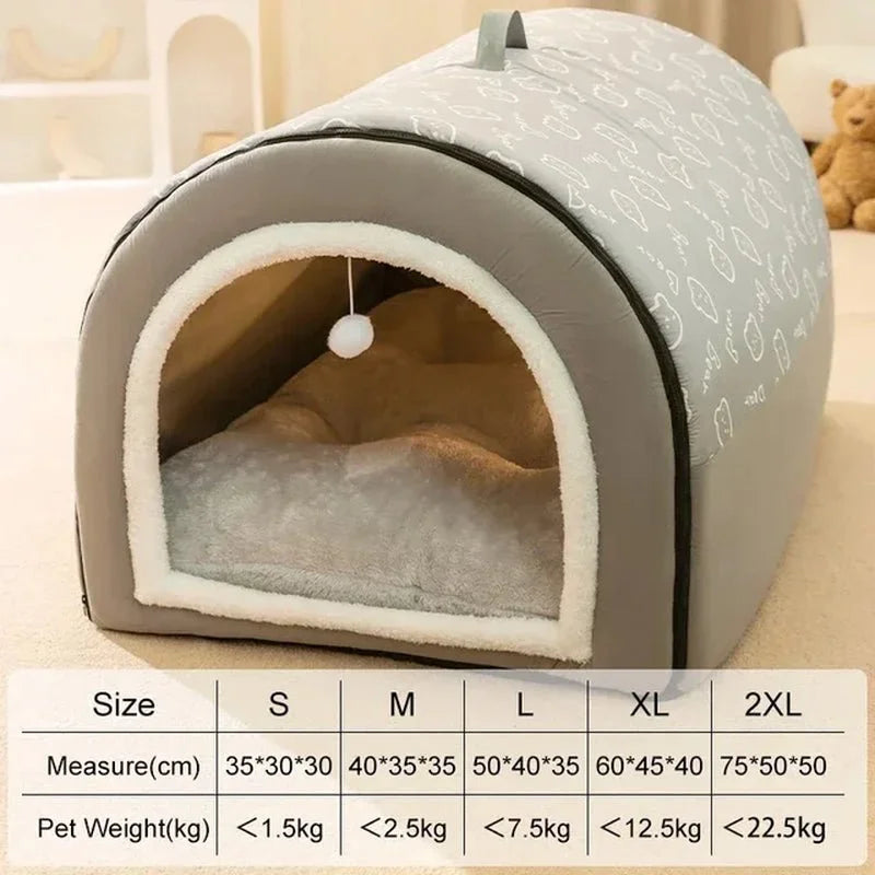 A cozy haven for your pet, the large pet cave