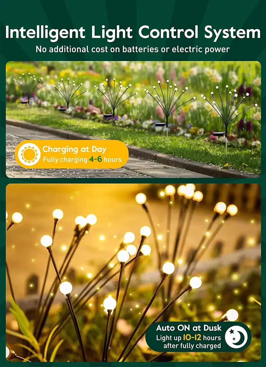 Solar Powered Garden Lights