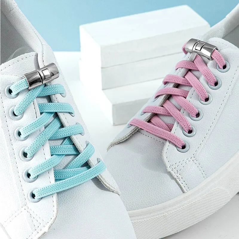 Elastic No-Tie Shoelaces allow you to finally say goodbye to the hassle of tying and untying shoelaces.