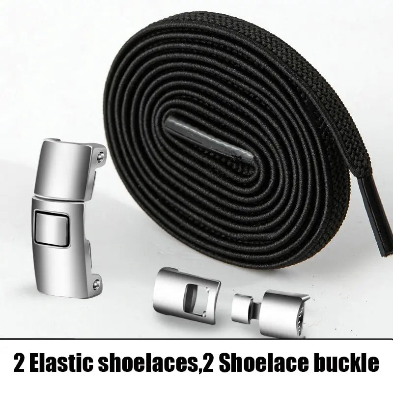 Elastic No-Tie Shoelaces allow you to finally say goodbye to the hassle of tying and untying shoelaces.