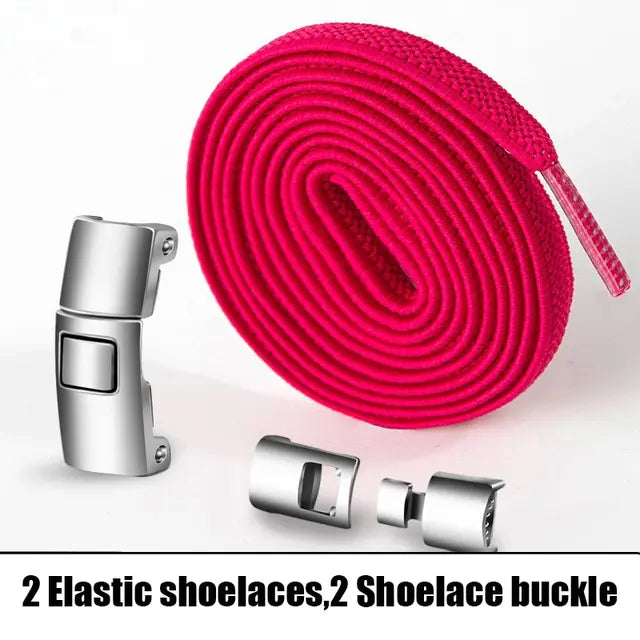 Elastic No-Tie Shoelaces allow you to finally say goodbye to the hassle of tying and untying shoelaces.