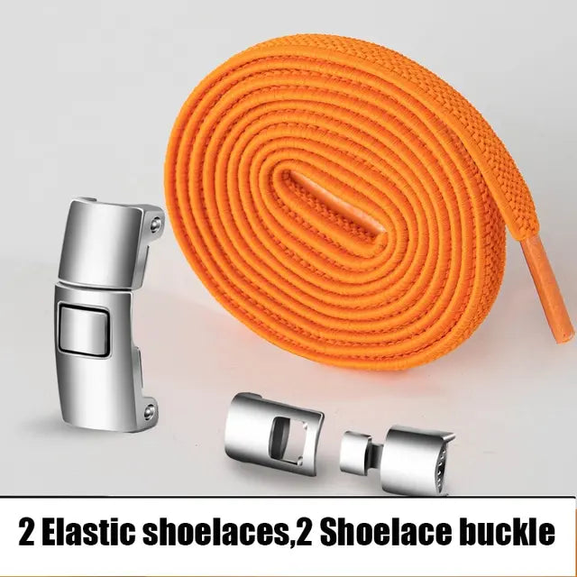 Elastic No-Tie Shoelaces allow you to finally say goodbye to the hassle of tying and untying shoelaces.