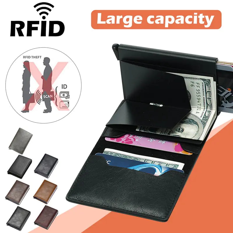 Card Holder Wallet Anti Rfid Blocking