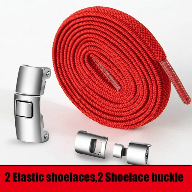 Elastic No-Tie Shoelaces allow you to finally say goodbye to the hassle of tying and untying shoelaces.