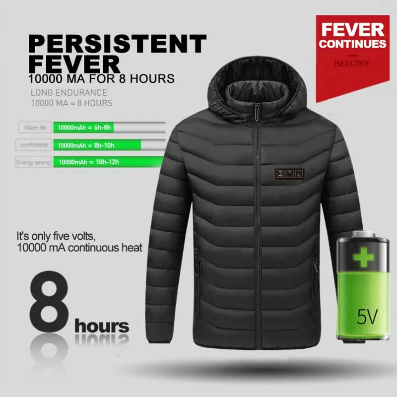 Winter Heating Jacket for Unisex