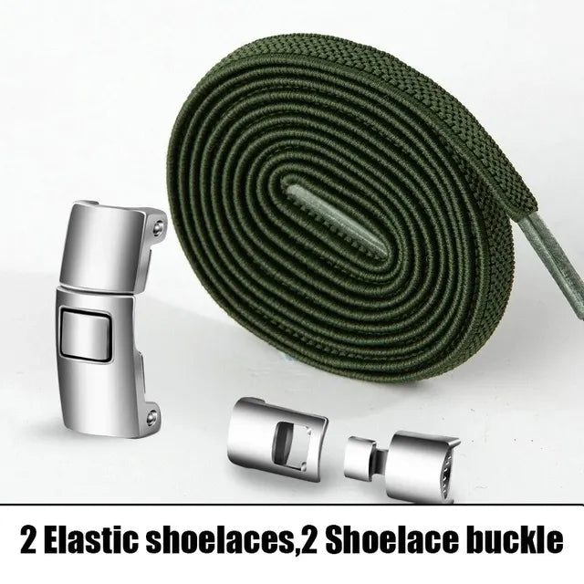 Elastic No-Tie Shoelaces allow you to finally say goodbye to the hassle of tying and untying shoelaces.