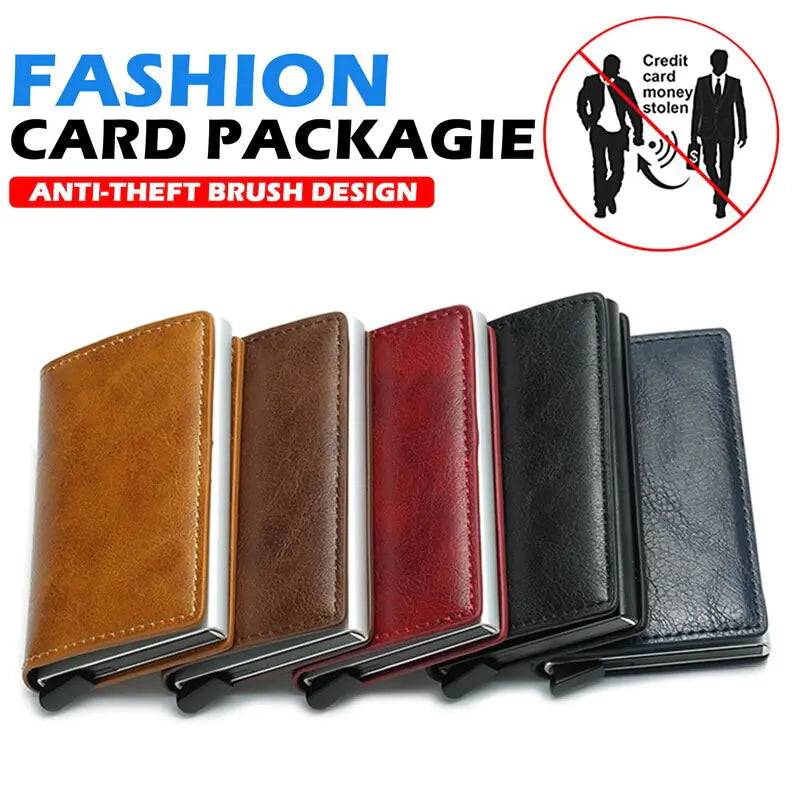 Card Holder Wallet Anti Rfid Blocking