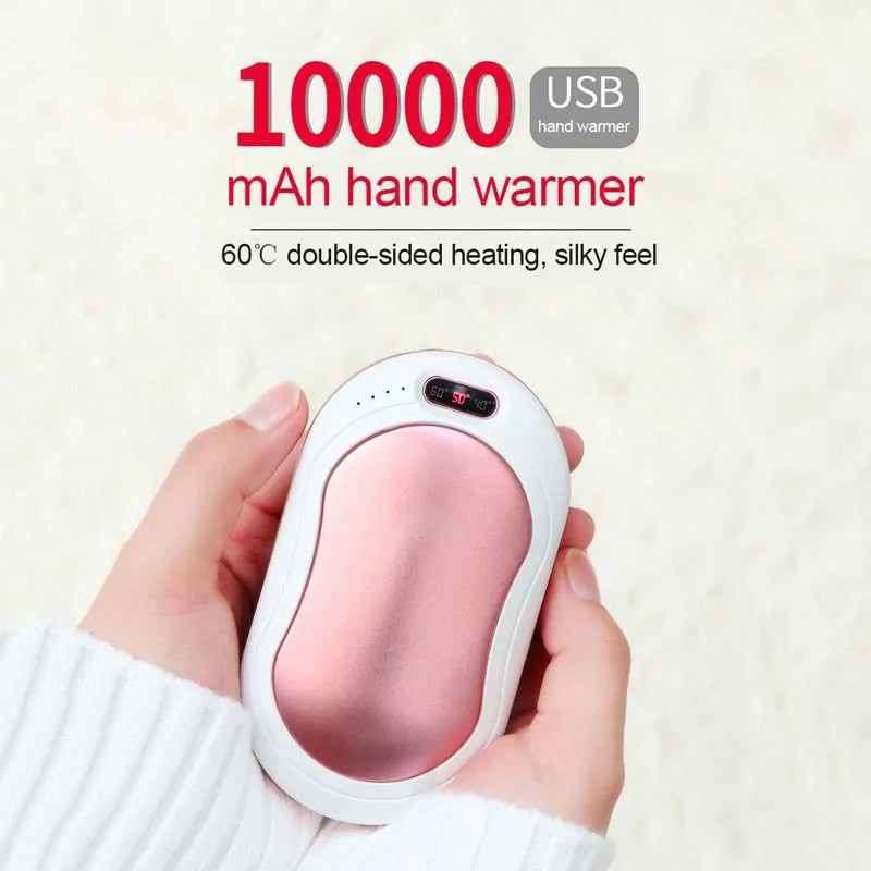 Perfect partner for staying warm outside or seeking comfort inside, the Winter Mini Hand Warmer Heating Pad