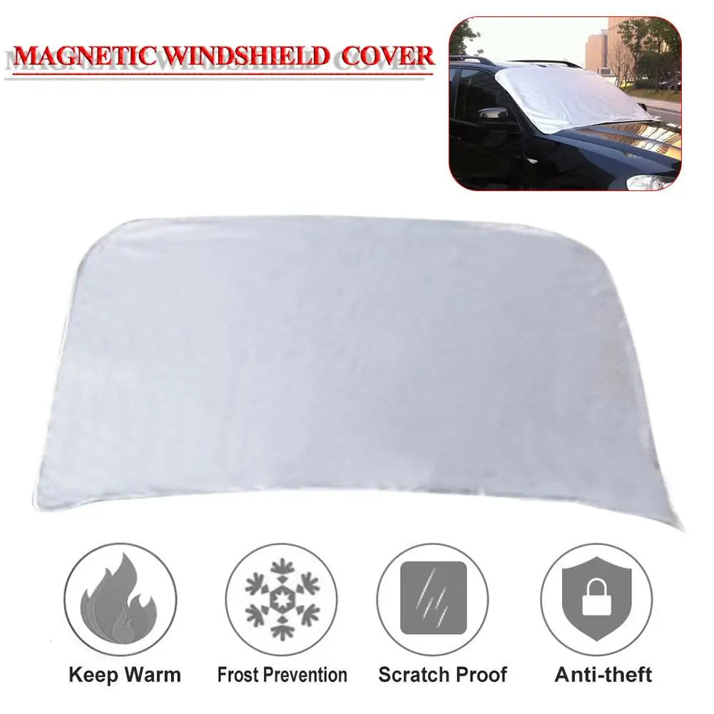 Put in the Winter Snow Shield Cover to keep your vehicle safe.