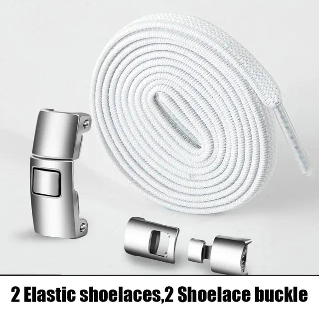 Elastic No-Tie Shoelaces allow you to finally say goodbye to the hassle of tying and untying shoelaces.