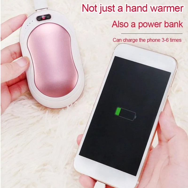 Perfect partner for staying warm outside or seeking comfort inside, the Winter Mini Hand Warmer Heating Pad