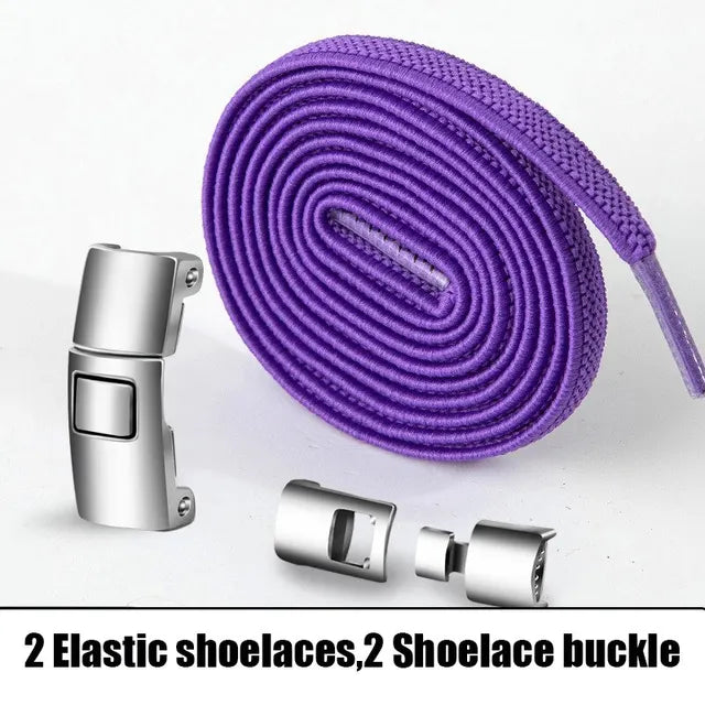 Elastic No-Tie Shoelaces allow you to finally say goodbye to the hassle of tying and untying shoelaces.